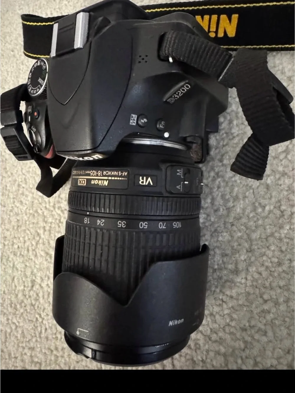 Nikon Black Camera Messenger Bag with Front Pockets
